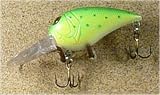 JLVLures Polliwog Deep Crankbait Green Punkinseed : Diver Lures JLV Freshwater Smallmouth Steelhead Pike Salmon Trout