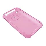 Apple iPhone 3G Pink Translucent Snap-On Case Cover with Removable Swivel Belt Clip