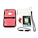 iPhone 6 Case, iPhone 6 waterproof case, oneCase? Armor Defender IP-68 waterproof Shockproof Dirt Proof Snow Proof Heavy Duty Full Body Skin Case Protective Cover with Hand Strap & Headphone Adapter for Apple iPhone 6 4.7 inch Screen (Pink)