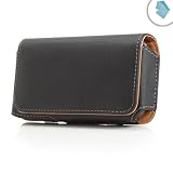 Executive Style Professional Carrying Case with Microfiber Cloth for Boost Mobile ZTE Warp Sequent , Samsung Galaxy S II 4G , LG Venice and Many More Smartphones
