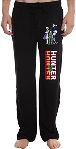 HHX Men's hunter x hunter Lounge Pajama Pants M Black