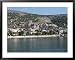 Coastline at Saranda, Albania Framed Art Poster Print by R H Productions, 39x31