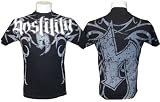 HOSTILITY CLOTHING TRIBAL BLACK MMA T-SHIRT SIZE XX-LARGE