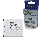 Ex-Pro® Panasonic VW-VBX070 VW-VBX070E-W High Power Plus+ 2 Year Warranty Replacement Lithium Li-on Digital Camcorder Battery for Panasonic HX-DC1, HX-DC10, HX-DC15, HX-WA10