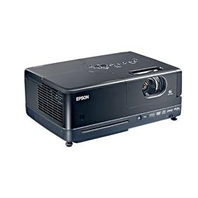 Epson V11H259220 MovieMate50 Portable Home Entertainment Projector with Built In DVD Player