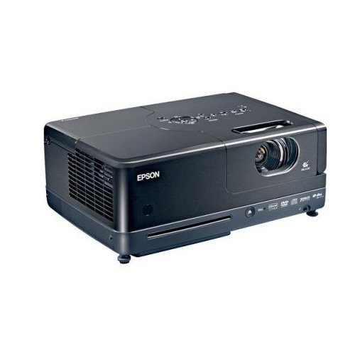 Epson V11H259220 MovieMate50 Portable Home Entertainment Projector with Built In DVD Player