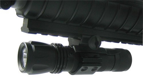 Cheap Tactical Flashlight 3W Led/ Weaver Ring