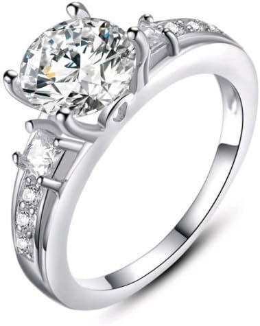 New Fashion W/CZ Stones 18K Gold Plated Lady's Single Rings Best