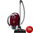 Miele Cat und Dog Bodenstaubsauger, brombeer rot