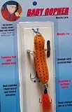 The Baby Gopher Muskie Lure - Musky Bait - Orange