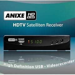 ANIXE HD S100 digitaler HDTV-Sat-Receiver (HDMI, Scart, USB 2.0, PVR)