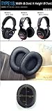 Earpads Replacement for headset, Compatable with Sony MDR-7506, MDR-V6, MDR-CD900ST. (Packaged 1 pair (2 pieces)) PLEASE N...