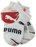 Puma Baby Mini Crew White Gripper Socks 3 pk
