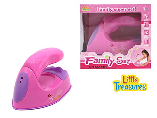 Toy Iron from Little Treasures - Fun to Use and Play Mommy - Great Gift Idea for Kids Family Set