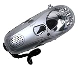 Dorcy 41-4274 3 LED Dynamo Flashlight Radio with Phone Port