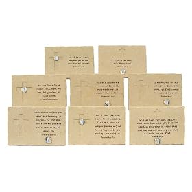 Pack of 8 Assorted Faithstones Cross Religious Verse Plaques