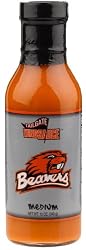 Tailgate Oregon State University Tailgate Medium Wing Sauce, 12-Ounce Glass Bottles (Pack of 6)