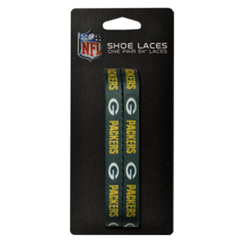 NFL Green Bay Packers Officially Licensed 54 Inch LaceUps Shoe Laces