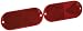 Reese Towpower 73820 Red Quick Mount Reflector - 2 Pack