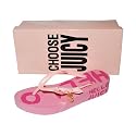 Womens Juicy Couture Rubber Hello Juicy Shoes: Flip Flop Slippers