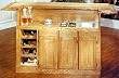 Large Oak Finish Bar