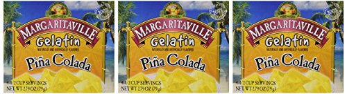 Margaritaville Gelatin Jello Pina Colada 2.79oz (3 Pack)