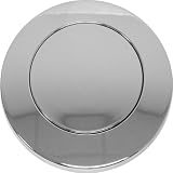 1967-94 Chevy GM Smooth Chrome Aluminum Steering Wheel Horn Button - 6 Hole by CFR Performance