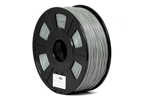 GP3D PLA Grey 3D Printer Filament - 1KG 1.75mm 2.2lbs. Compatible With 3D Printers Reprap, Makerbot Replicator 2, Makergear M2 and up, Afinia, Solidoodle 2, Printrbot