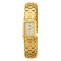 Caravelle by Bulova Women's 44P20 Diamond Accented Champagne Dial Watch