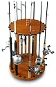 Swivel Fishing Rod Rack