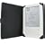 iGadgitz Luxury Black Genuine Leather Case Cover Sleeve for iRiver Story e-Book