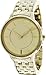 Armani Exchange Olvia Rose Dial Gold Ion-plated Ladies Watch
