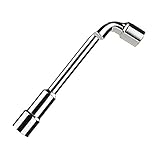 uxcell 六角棒レンチ シルバートーン 18mm径 チューブラー アングル ソケット ツール