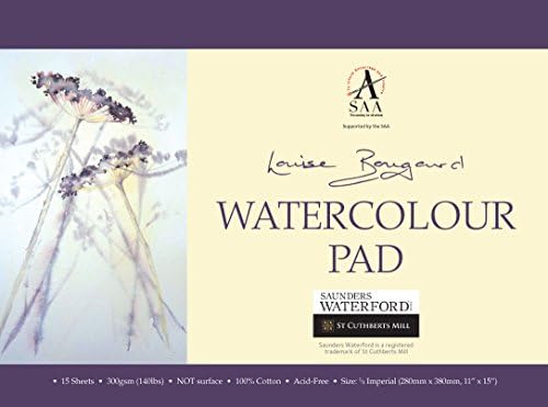 Louise Bougourd 15 x Saunders Waterford 300g NOT 1/4 imperial (11x15"/28x38cm) sheets