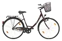 Texo Fahrrad 26 (559 mm) City Damen 1-Gang Rücktrittbremsnabe, bordeaux, 44 cm