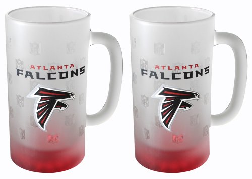 Atlanta Falcons Frosted Mug (16-Ounce, Set of 2)