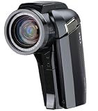 Sanyo VPC-HD1000 EXBK Full-HD-Camcorder (SD-Card, 10-fach opt. Zoom, 6,9 cm (2,7 Zoll) Display, Bildstabilisator) schwarz