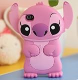 3D Stitch Style iPhone 4G/4/4S Hard Case/Cover/Protector(Pink)