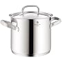 WMF Gourmet Plus 18/10 stainless steel stock pot with lid 20cm/5.3ltr