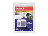 SanDisk - Flash memory card ( SD adapter included ) - 2 GB - microSD