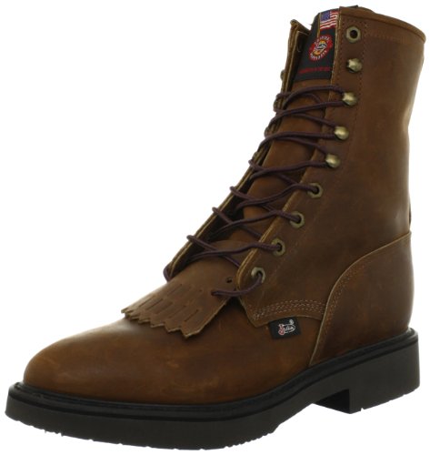 Justin Original Work Boots Men's Double Comfort Work Boot,Aged Bark,12 D US