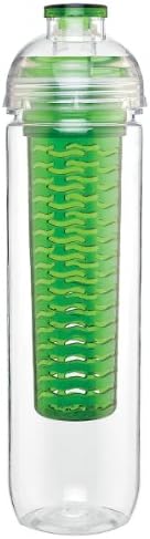 Infuser Water Bottle 27oz - H2go Fresh - Create Your Own Flavored Water, Naturally | Another Fun & Healthy Way to Enjoy Your Daily Water (Pear Green)