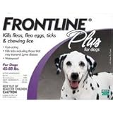 Frontline Plus, Purple,45-88 lbs,6 Month Supply