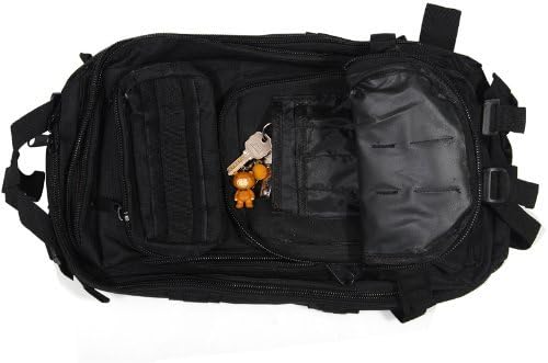 Mekago® Sport Outdoor Military Rucksacks Tactical Backpack Camping Hiking Trekking Bag (Black)
