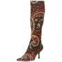 Diba Women's Babs Boot,Red/Paisley,8.5 M