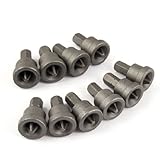 uxcell　フィリップスソケットビット　インサートビット　メタル製ビット　六角シャンク　10本入お