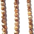 7" Round Cream Marble Bead Strand, 8mm