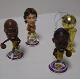 Los Angeles Lakers NBA Champions Mini Bobblehead 4 pack