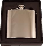 Review Sarome UK FL5 / ARTAMIS 6oz Polished Stainless Steel Flask In A Gift Box