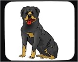 Mouse Pad with dog, vicious, rottweiler, pet